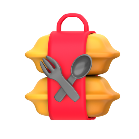 Food Package  3D Icon