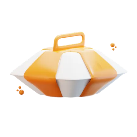 Food Package  3D Icon