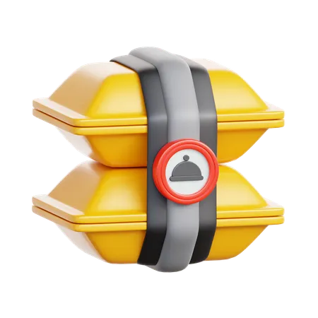 Food Package  3D Icon