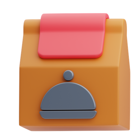 Food Package  3D Icon