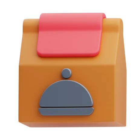 Food Package  3D Icon