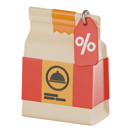 Food Package  3D Icon