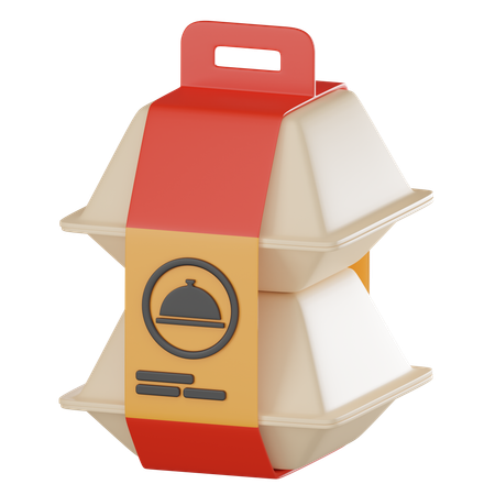 Food Package  3D Icon