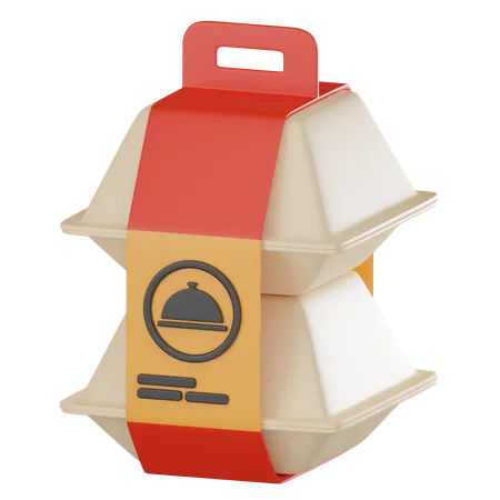 Food Package  3D Icon