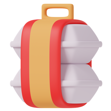 Food Package  3D Icon