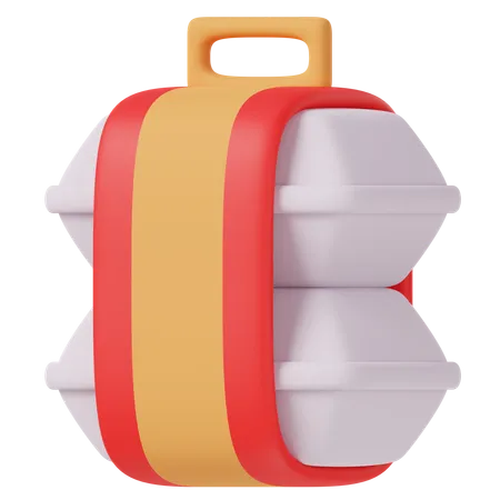 Food Package  3D Icon