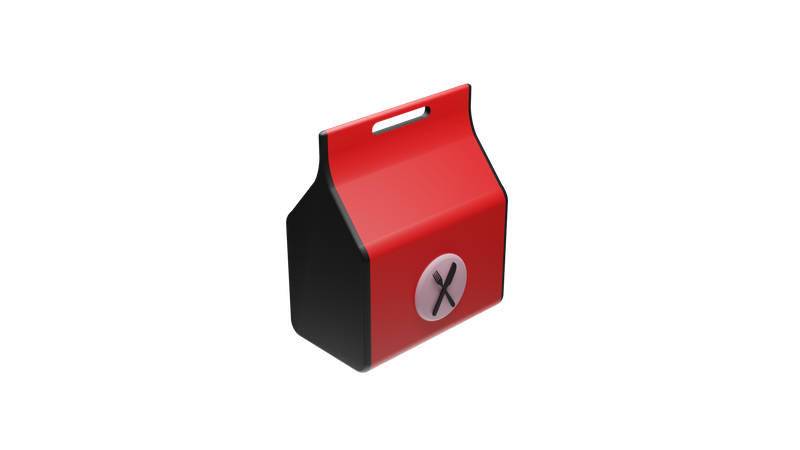 Food Package  3D Icon