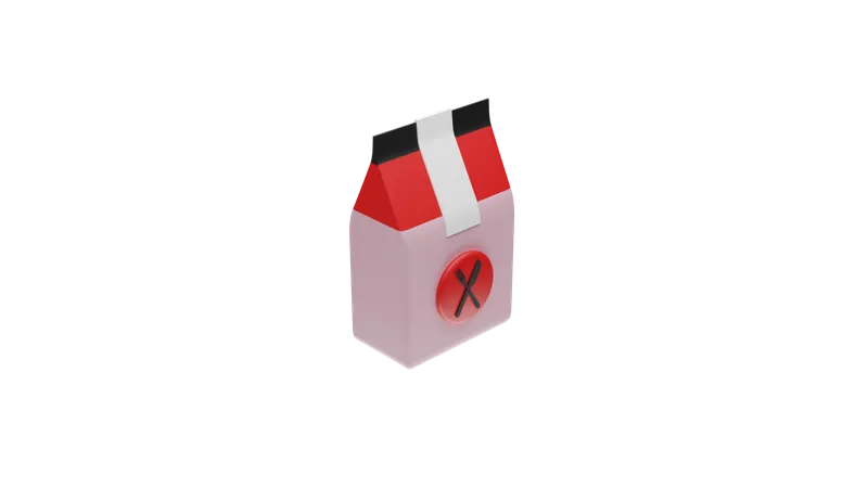 Food Package  3D Icon