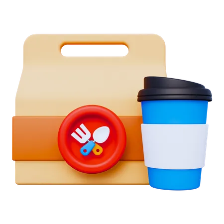 Food Package  3D Icon