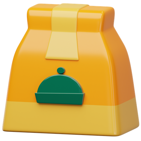 Food Package  3D Icon