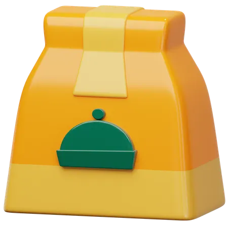 Food Package  3D Icon