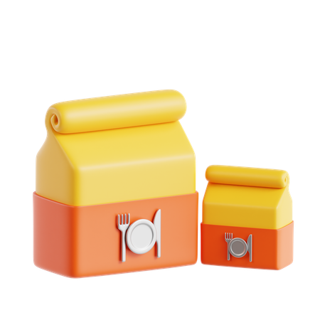 Food Package  3D Icon