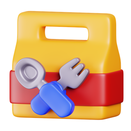 Food Package  3D Icon
