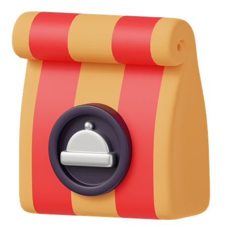 Food Package  3D Icon