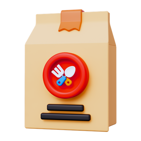 Food Package  3D Icon