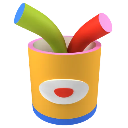 食べ物いたずら  3D Icon