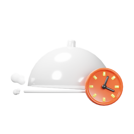 Food Prepare Time  3D Icon