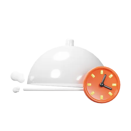 Food Prepare Time  3D Icon