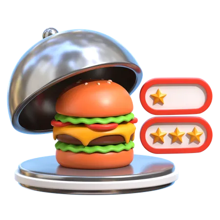 Food Rating  3D Icon