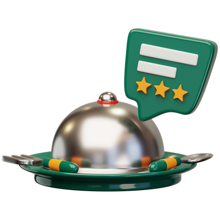 Food Rating  3D Icon