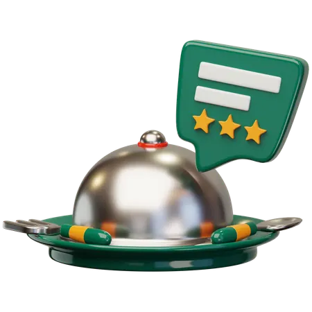 Food Rating  3D Icon