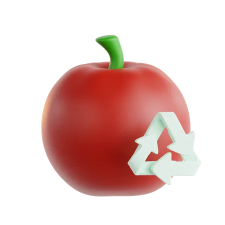 식품 재활용  3D Icon