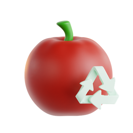 Food recycling  3D Icon