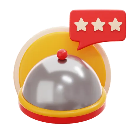 Food Review  3D Icon