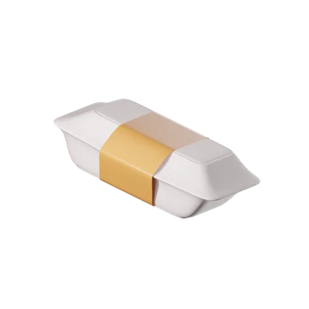 Food Sealed Box  3D Icon