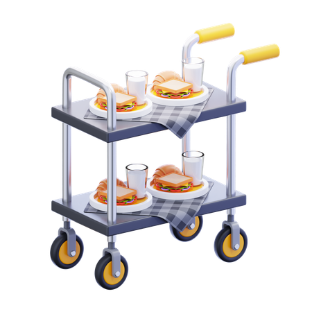 FOOD SERVICE  3D Icon