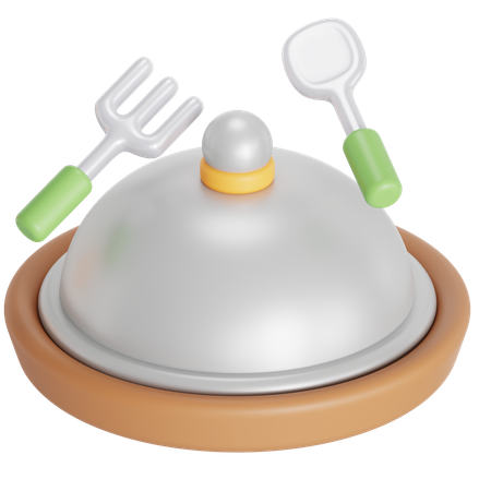 Food serving  3D Icon