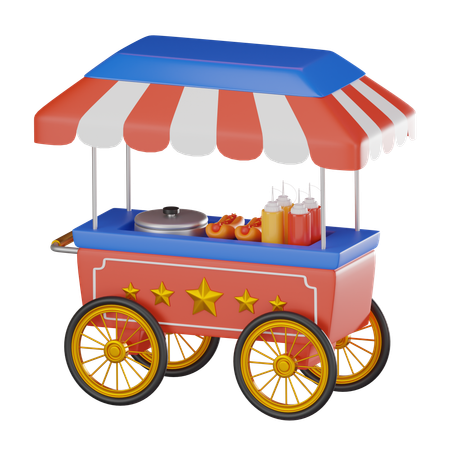 Food Stall  3D Icon