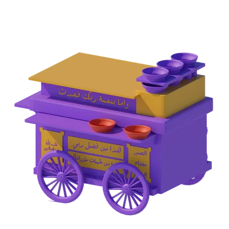 Food Stall  3D Icon