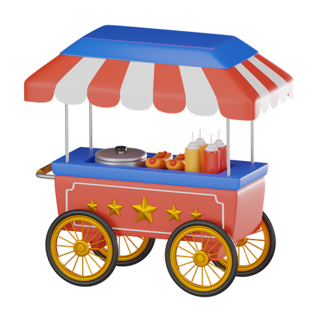 Food Stall  3D Icon