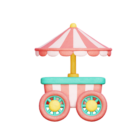 Food stand  3D Icon