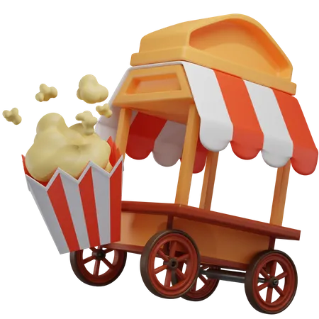 Food stand  3D Icon