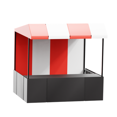 Food Stand  3D Icon