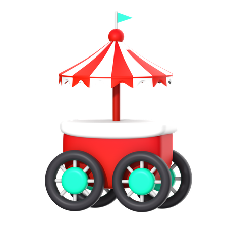 Food stand  3D Icon