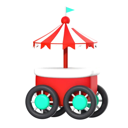 Food stand  3D Icon