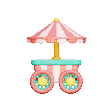 Food stand  3D Icon
