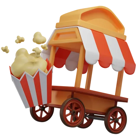 Food stand 3D Icon