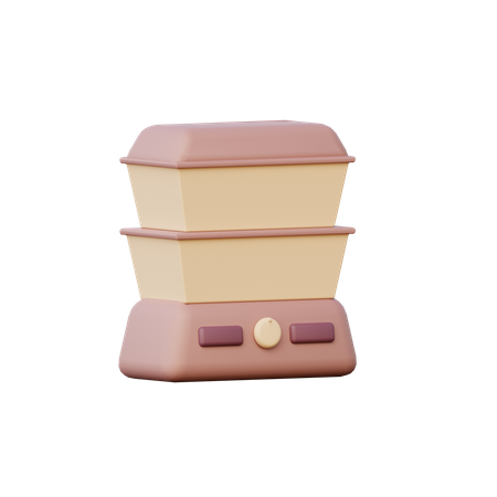Food Steamer  3D Icon