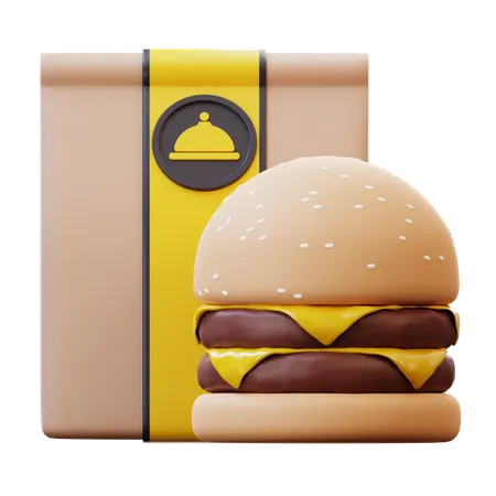 Food Take Away  3D Icon