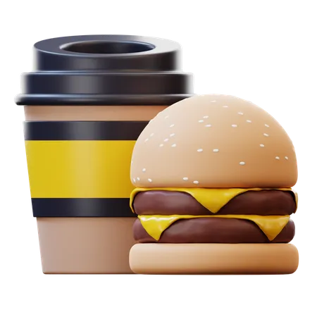 Food Take Away  3D Icon