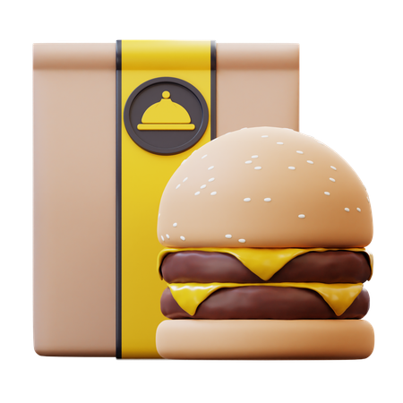 Food Take Away  3D Icon