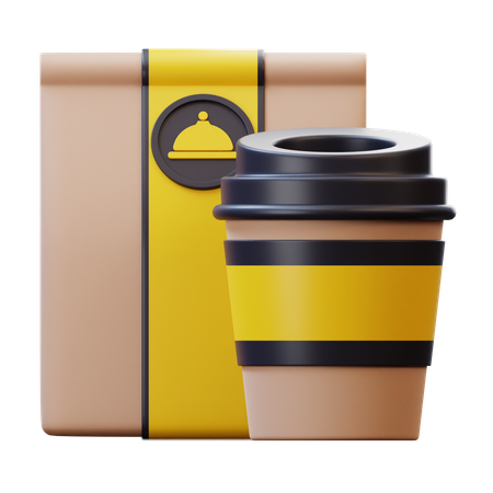 Food Take Away  3D Icon