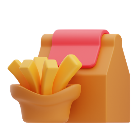 Food Takeaway  3D Icon