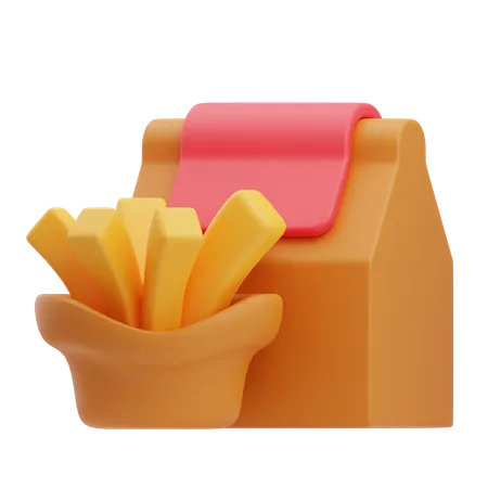 Food Takeaway  3D Icon
