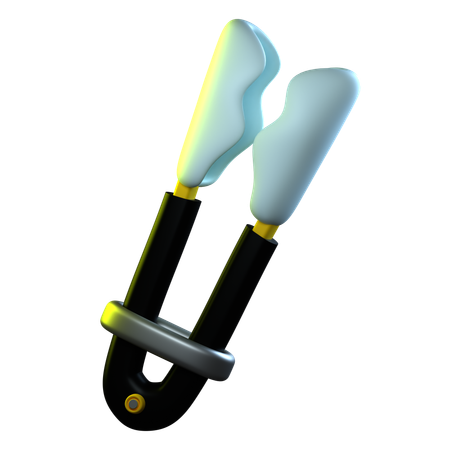 Food Tongs  3D Icon