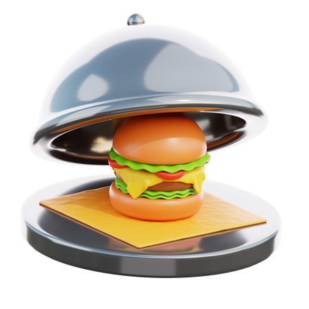 Food Tray  3D Icon